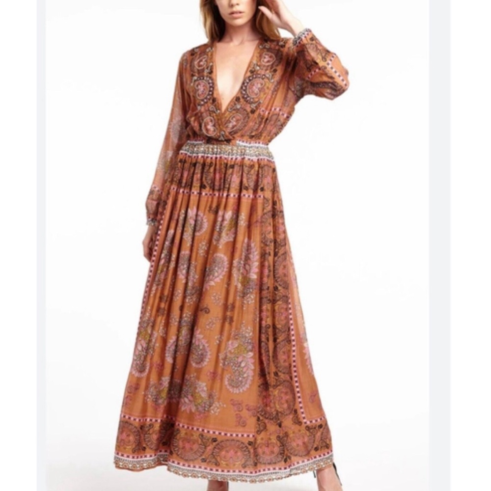 Aratta Boho Paisley Maxi Dress